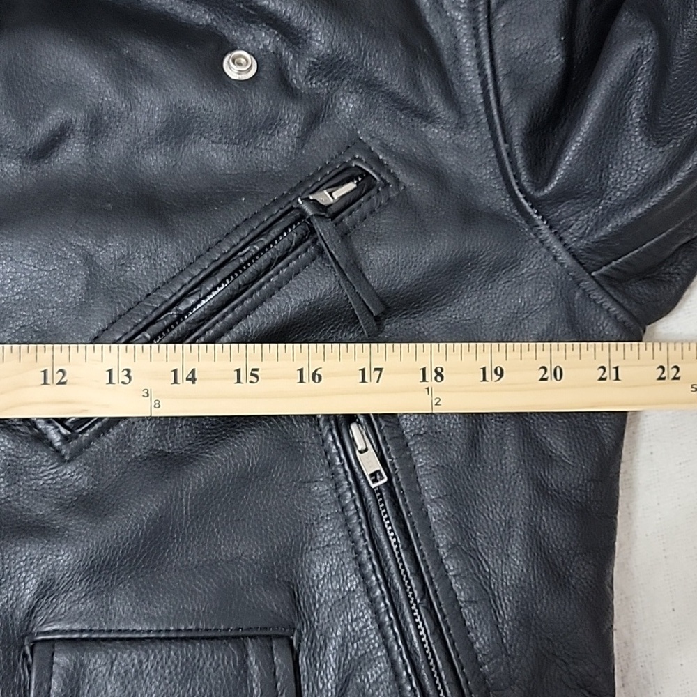 Street & Steel POLICE Motorcycle Jacket 40 & pants Chaps M Excellent condition - Picture 11 of 16